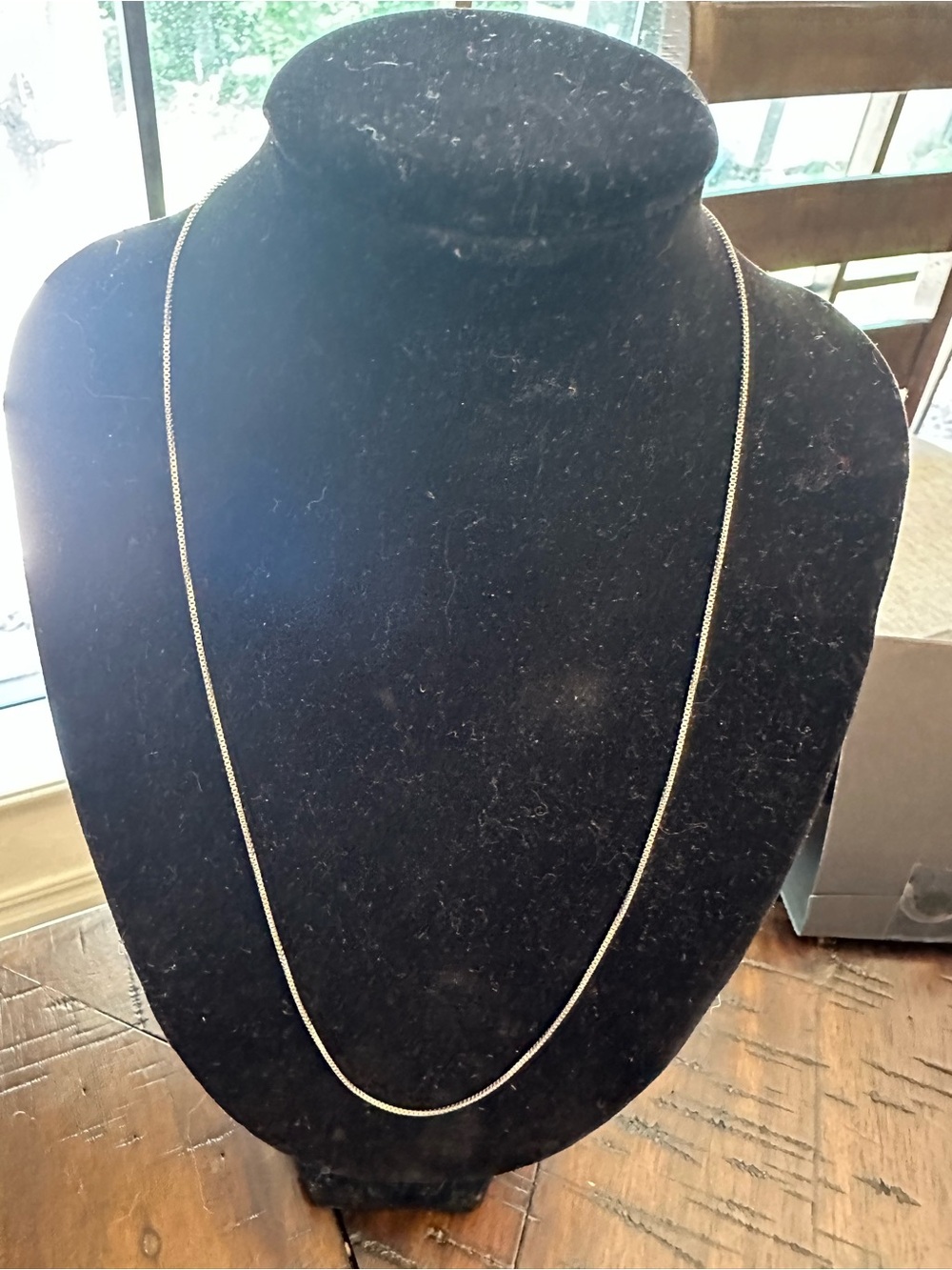 24” Rhodium over 925 SS Necklace